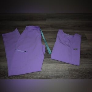 Figs Scrub Set Lilac Dawn